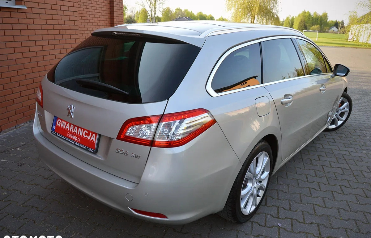 Peugeot 508 cena 34900 przebieg: 133500, rok produkcji 2010 z Drzewica małe 742